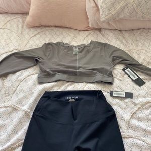 Savvi KOZA Skin Leggings and crop top